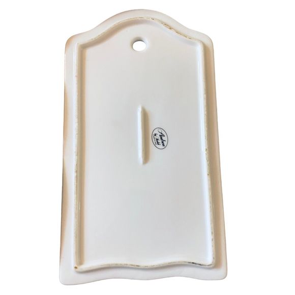 Andrea by Sadek Porcelain Cheese Board Trivet Wall Decor Floral Buckingham - Picture 3 of 6